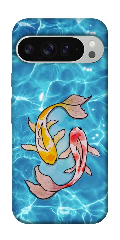Чехол Koi fish для Google Pixel 9 Pro XL