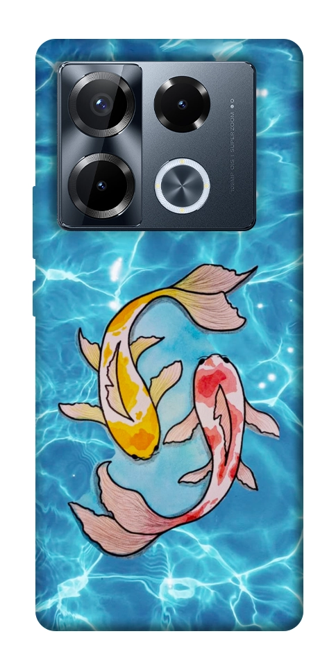 Чехол Koi fish для Infinix Note 40 Pro 4G