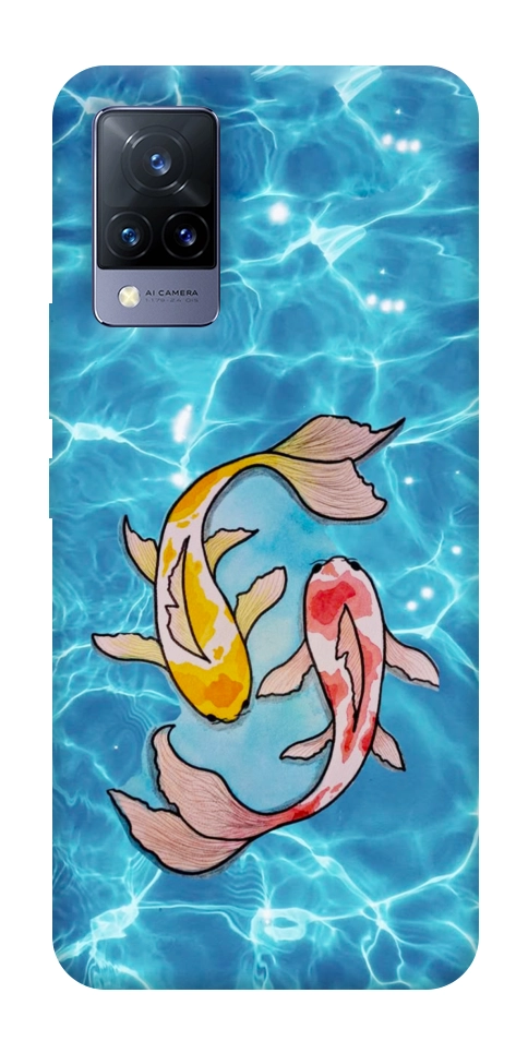Чехол Koi fish для Vivo V21