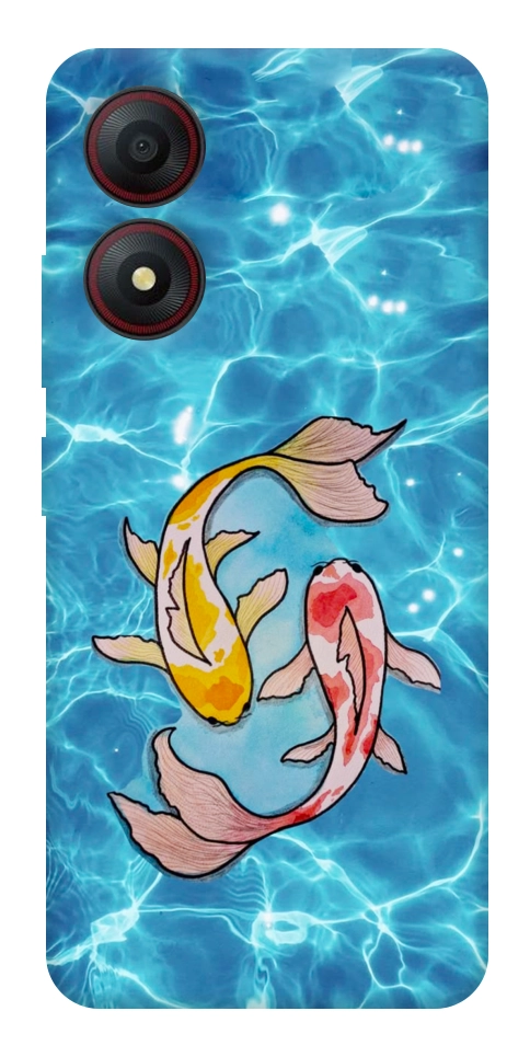 Чехол Koi fish для ZTE Blade A34 4G