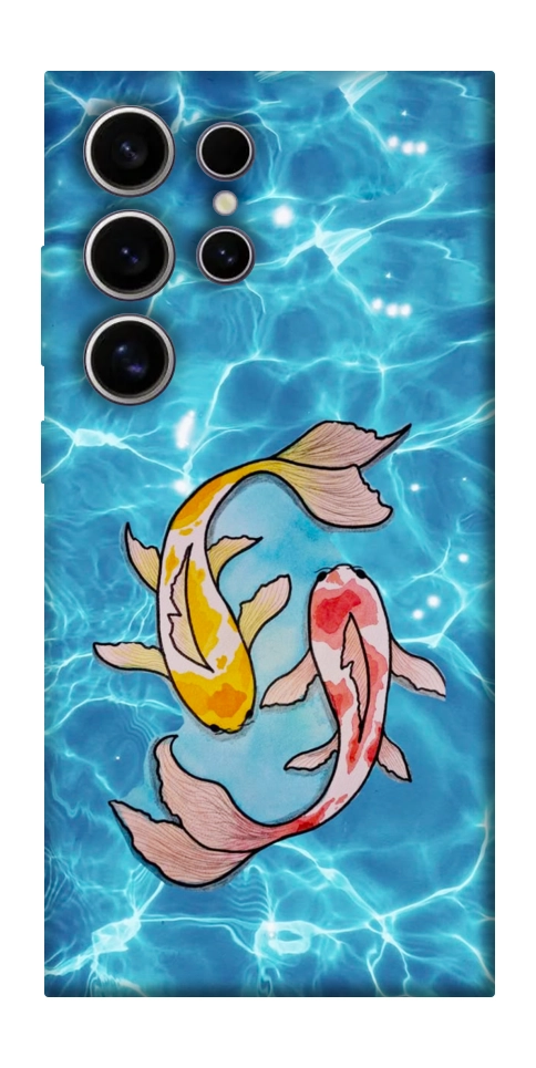 Чехол Koi fish для Galaxy S25 Ultra