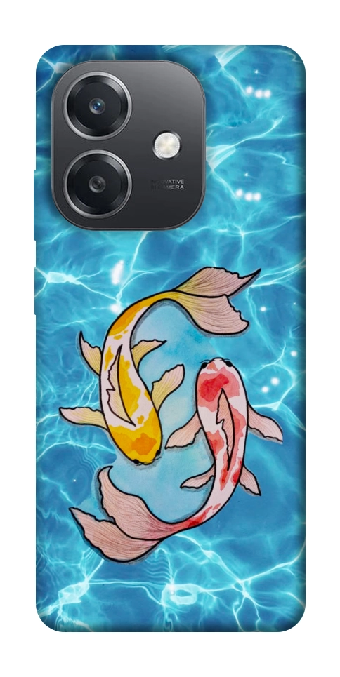 Чохол Koi fish для Oppo А3х 4G