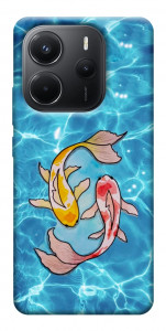 Чехол Koi fish для Xiaomi Redmi Note 14 4G (Europe version)