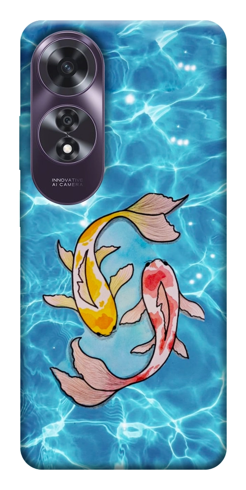 Чехол Koi fish для Oppo A60 4G