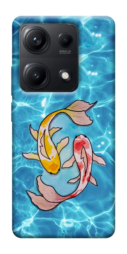 Чехол Koi fish для Xiaomi Redmi Note 14S