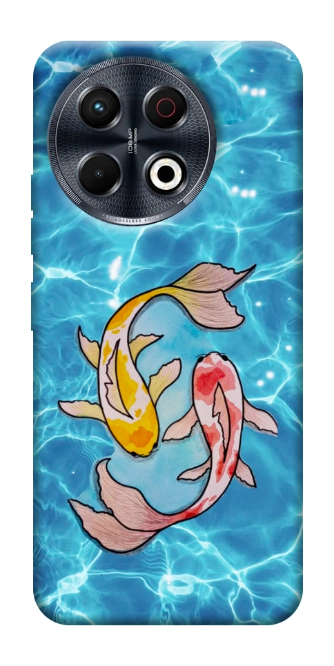 Чехол Koi fish для TECNO Spark 30 Pro (KL7)