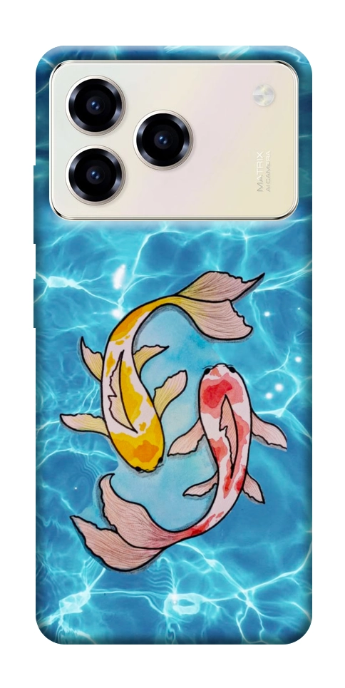 Чохол Koi fish для ZTE Blade A76 4G
