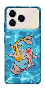 Чохол Koi fish для ZTE Blade A76 4G