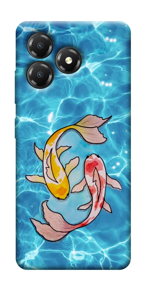 Чехол Koi fish для ZTE Blade A36