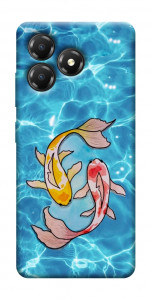 Чехол Koi fish для ZTE Blade A36