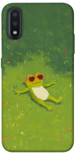 Чехол Лягушачий chill для Galaxy A01