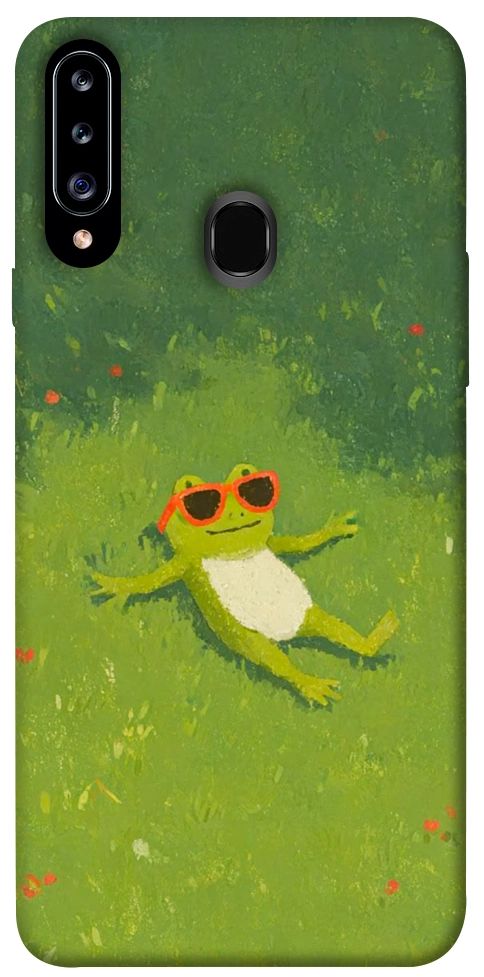 Чохол Жаб'ячий chill для Galaxy A20s (2019)