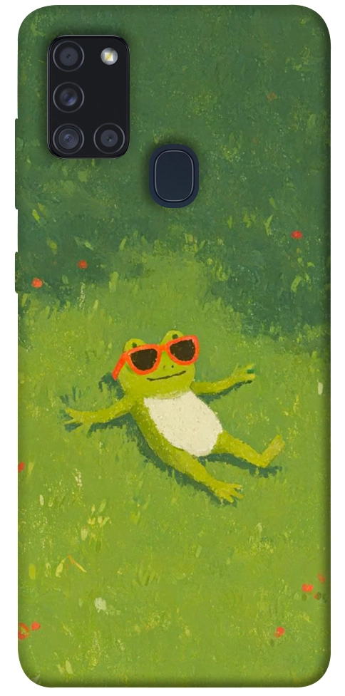 Чохол Жаб'ячий chill для Galaxy A21s (2020)