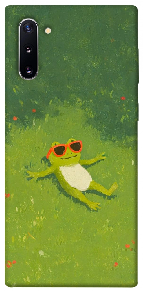 Чехол Лягушачий chill для Galaxy Note 10 (2019)