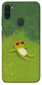 Чехол Лягушачий chill для Galaxy M11 (2020)