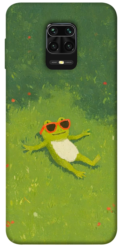 Чехол Лягушачий chill для Xiaomi Redmi Note 9 Pro