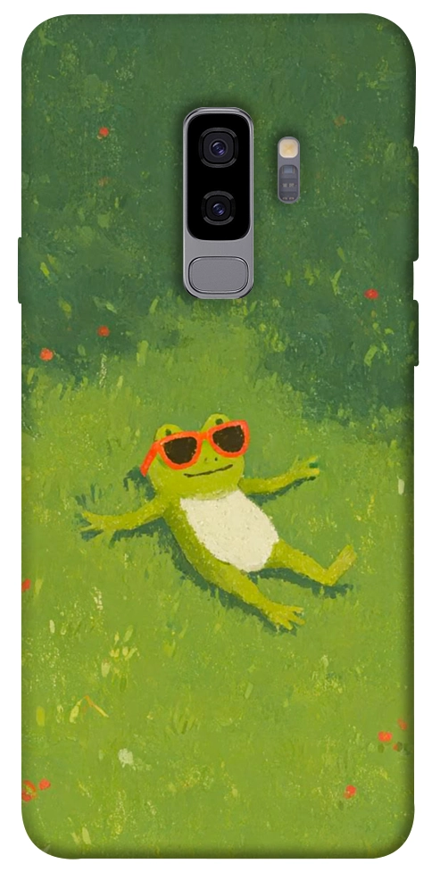 Чехол Лягушачий chill для Galaxy S9+