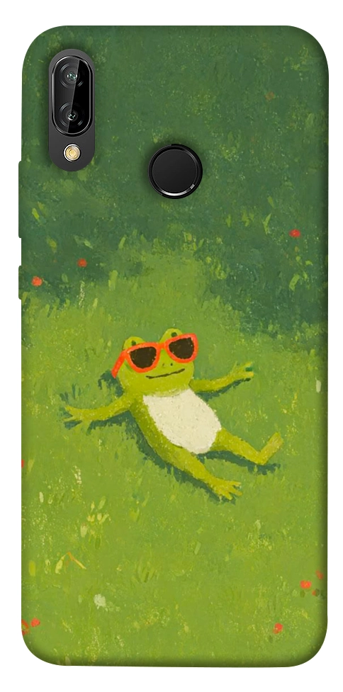Чехол Лягушачий chill для Huawei P20 Lite