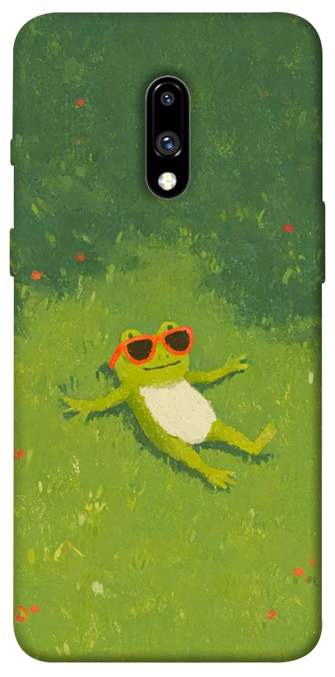 Чехол Лягушачий chill для OnePlus 7