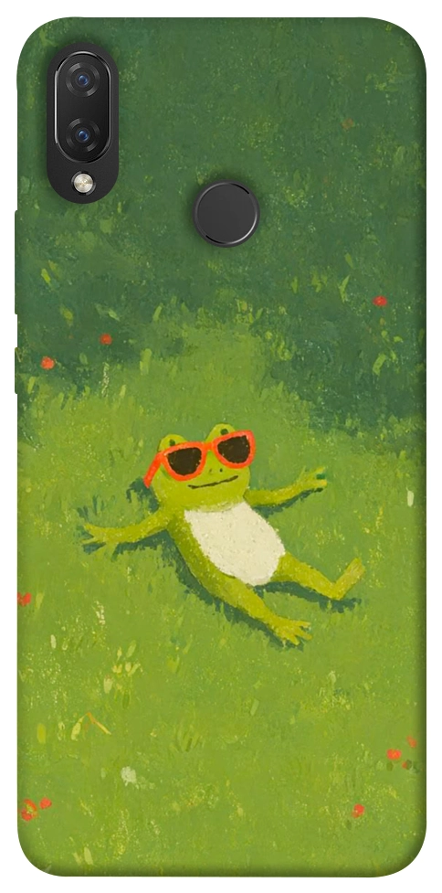 Чехол Лягушачий chill для Huawei Nova 3i