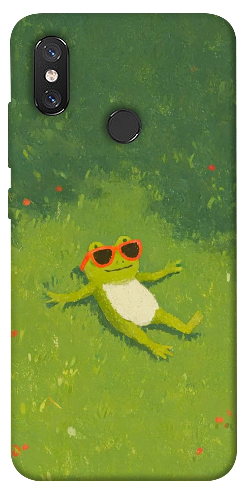 Чехол Лягушачий chill для Xiaomi Mi 8