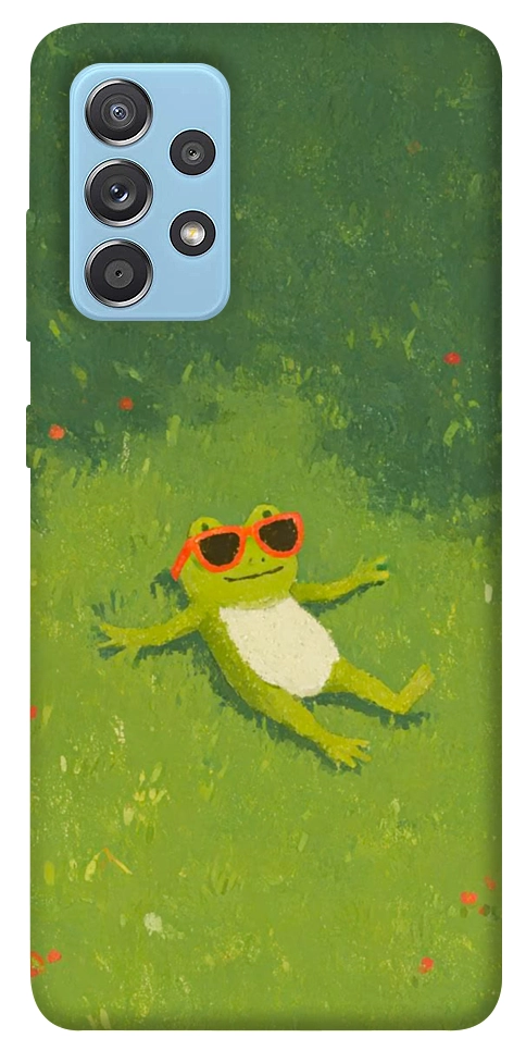 Чехол Лягушачий chill для Galaxy A52