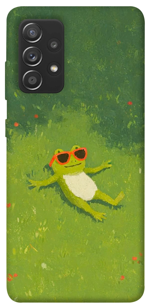 Чехол Лягушачий chill для Galaxy A72 5G