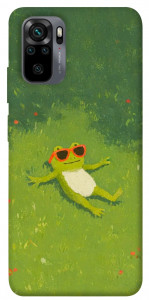 Чехол Лягушачий chill для Xiaomi Redmi Note 10