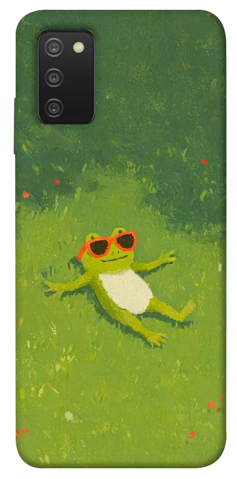 Чехол Лягушачий chill для Galaxy A03s