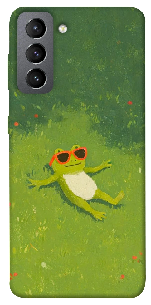 Чехол Лягушачий chill для Galaxy S21 FE