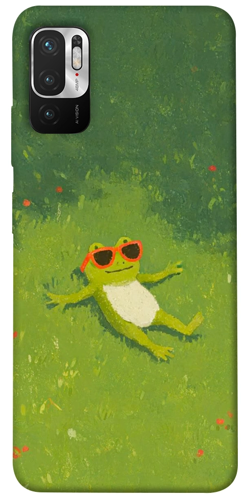 Чехол Лягушачий chill для Xiaomi Redmi Note 10 5G