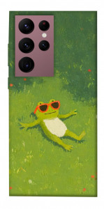 Чехол Лягушачий chill для Galaxy S22 Ultra