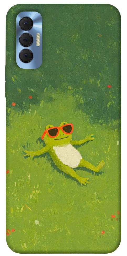 Чехол Лягушачий chill для TECNO Spark 8P