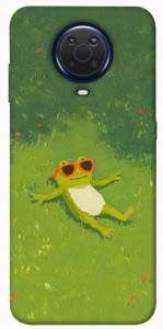 Чехол Лягушачий chill для Nokia G10