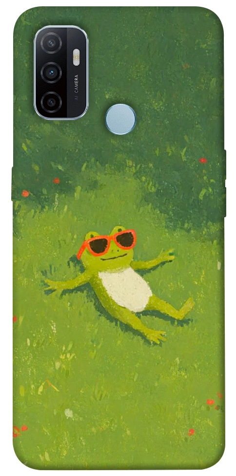 Чехол Лягушачий chill для Oppo A32