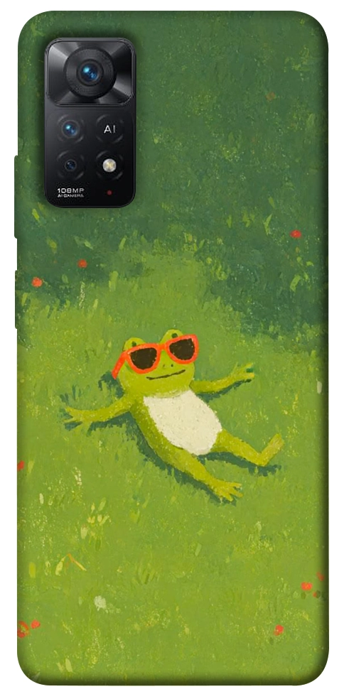 Чехол Лягушачий chill для Xiaomi Redmi Note 11 Pro 5G