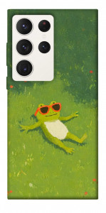 Чехол Лягушачий chill для Galaxy S23 Ultra