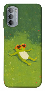 Чехол Лягушачий chill для Motorola Moto G31