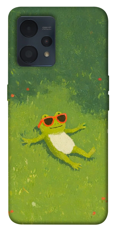 Чехол Лягушачий chill для Realme 9 Pro+