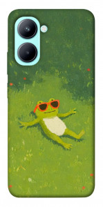 Чехол Лягушачий chill для Realme C33
