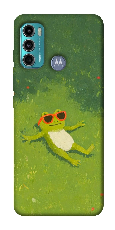 Чехол Лягушачий chill для Motorola Moto G60
