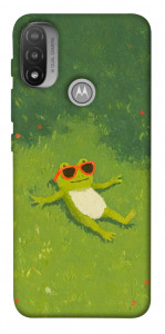Чехол Лягушачий chill для Motorola Moto E20