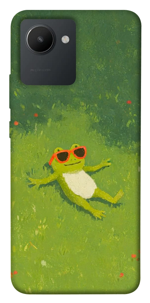 Чехол Лягушачий chill для Realme C30s