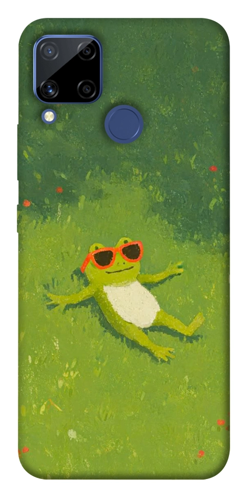 Чехол Лягушачий chill для Realme C15