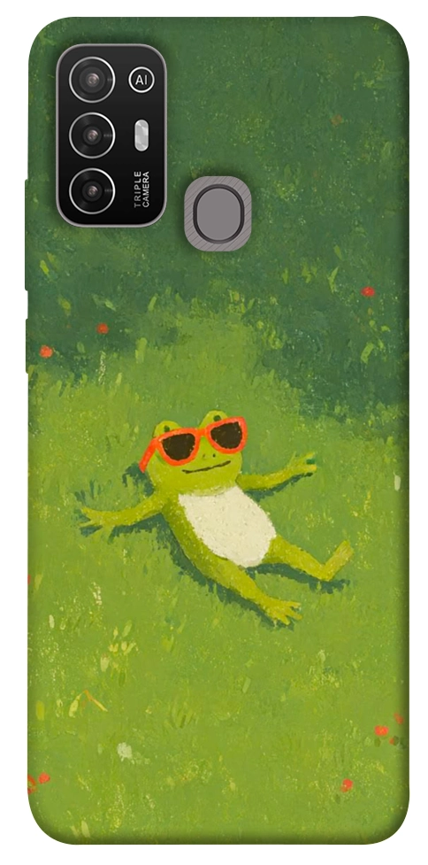 Чехол Лягушачий chill для ZTE Blade A52