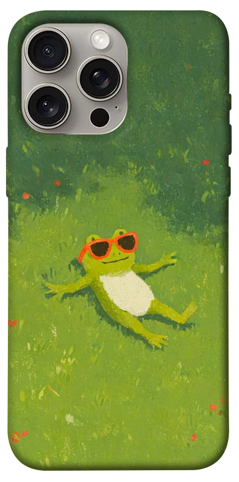 Чохол Жаб'ячий chill для iPhone 15 Pro Max