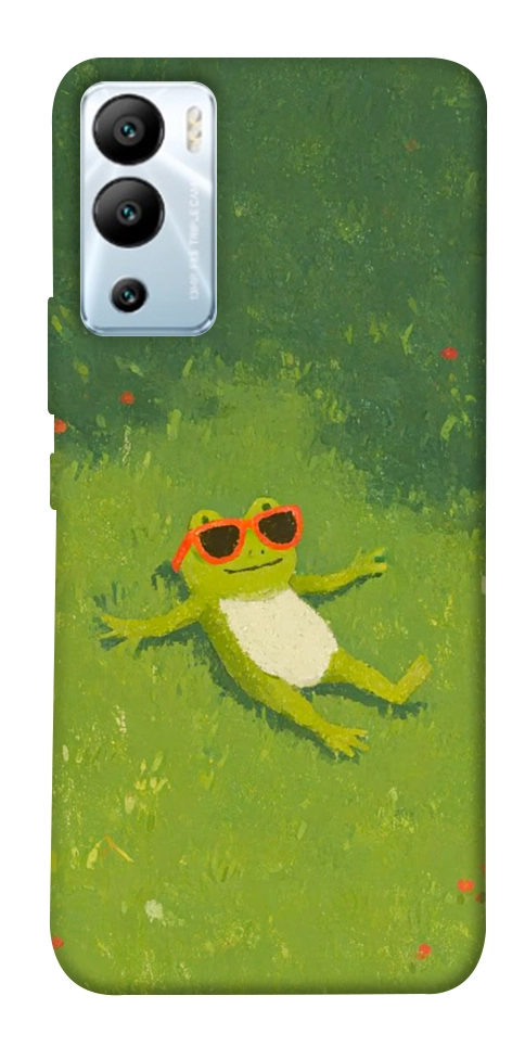 Чехол Лягушачий chill для Infinix Hot 12i