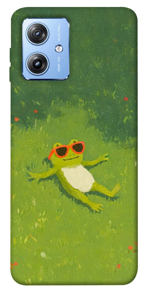 Чехол Лягушачий chill для Motorola Moto G84