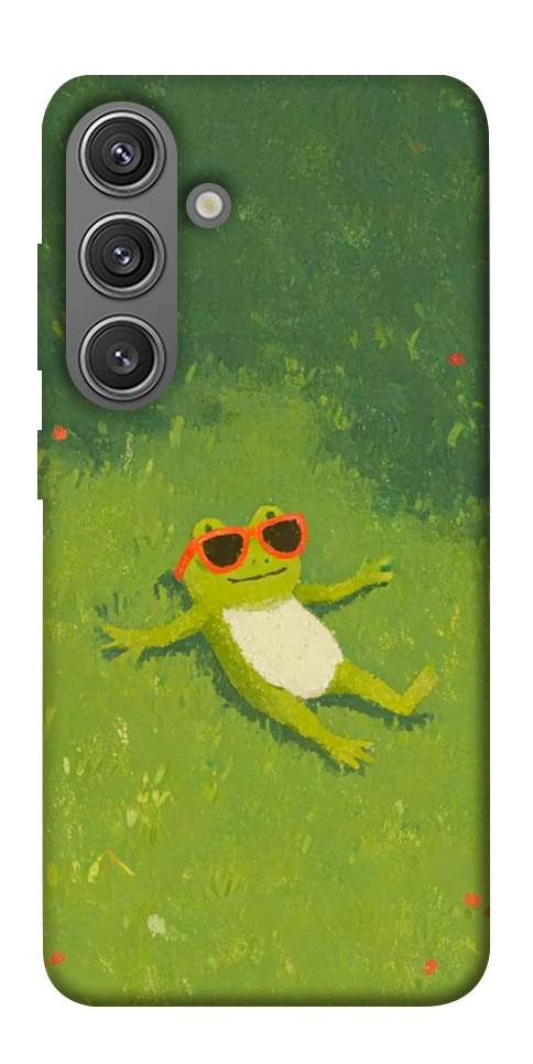 Чехол Лягушачий chill для Galaxy S24