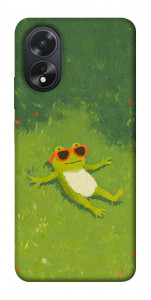 Чехол Лягушачий chill для Oppo A38